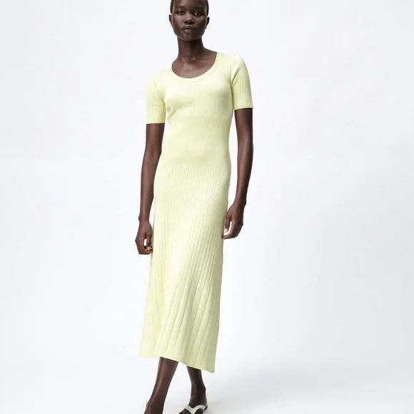 Zara | Dresses | Zara Knit Midi Dress | Poshmark